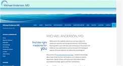 Desktop Screenshot of michaelandersonmd.com